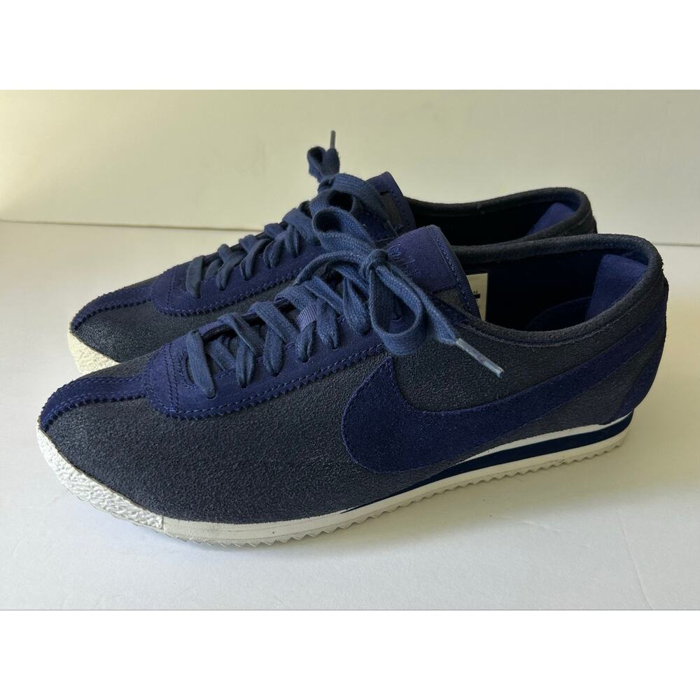 New! Nike Cortez 72 QS Loyal Blue White Leather Suede Low Top Sneakers Men Sz 9 - Picture 2 of 7